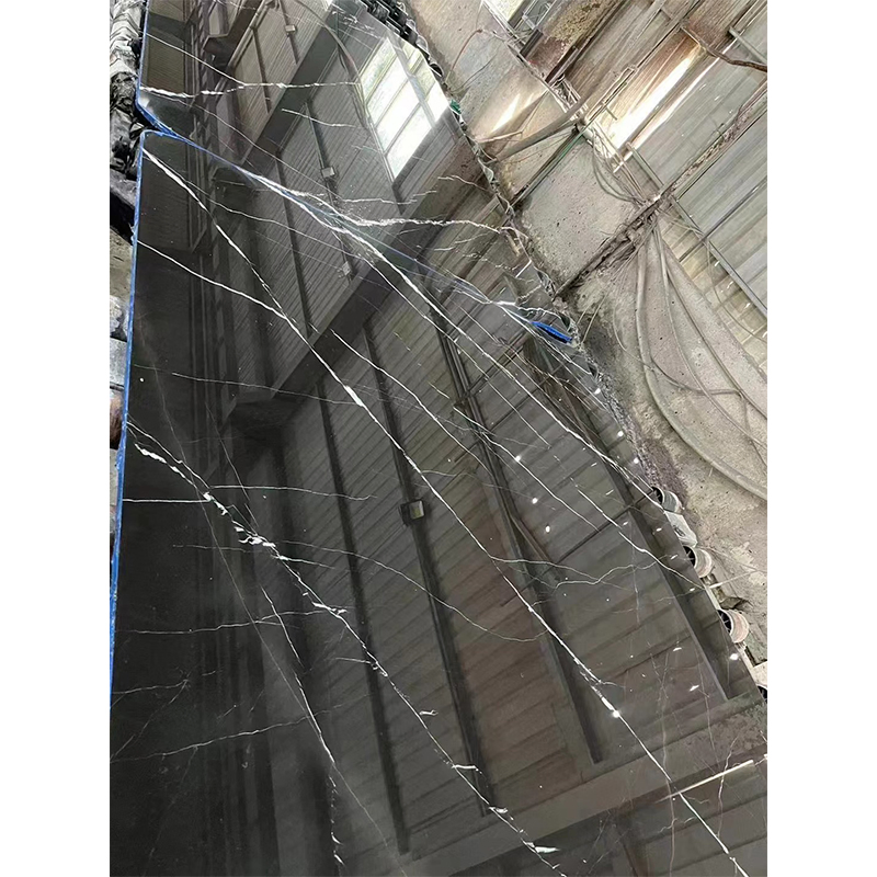 Black Stone Nero Marquina Marble for Slabs/Tiles/Countertop/Worktop/Vanitytop/Stairs/Risers Price