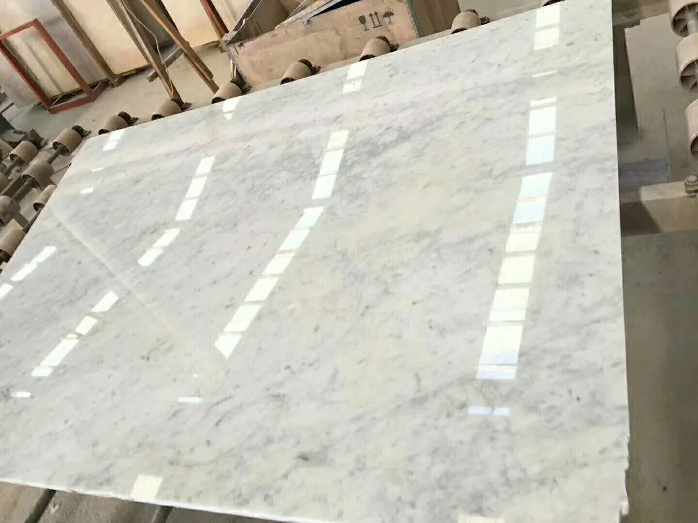 Premium White Carrara Marble Tiles for Luxury Hotels
