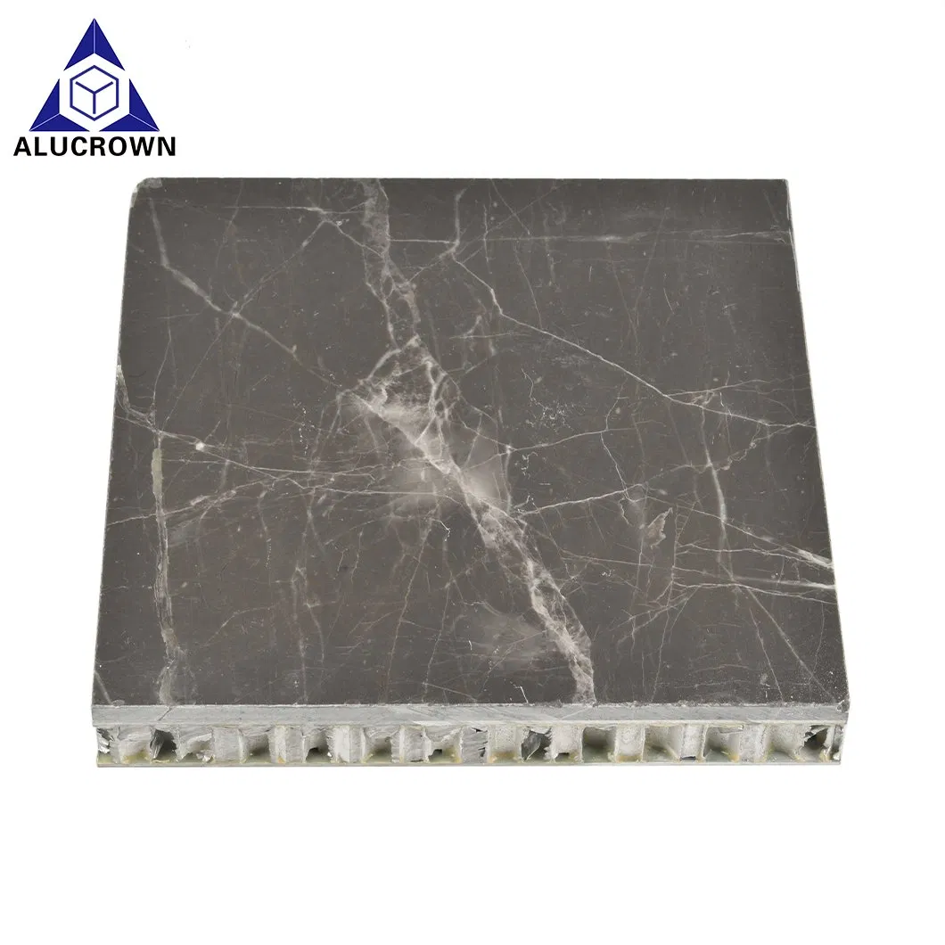 Outdoor Aluminum Honeycomb Core Wall Panel Marble Composite Stone Marble Veneer with Metal Stone Durable and Stylish