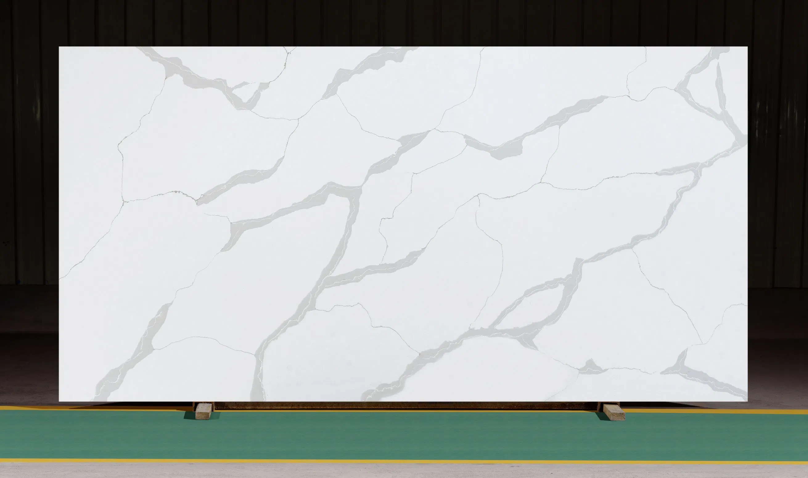 Hot Sale Granite/Marble Looking /Calacatta White Artificial/Engineered Quartz Stones Slabs for Wall/Kitchen/Vanity/Table