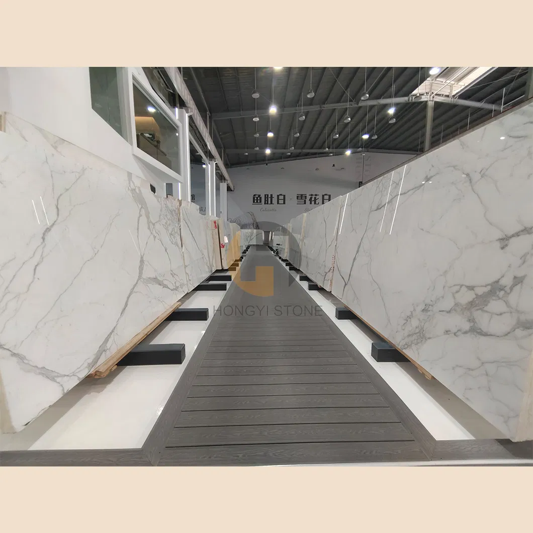 Best Price Italian Calacatta White Marble for Wall/Tile/Countertop/Kitchen/Bathroom for Home Hotel Decor