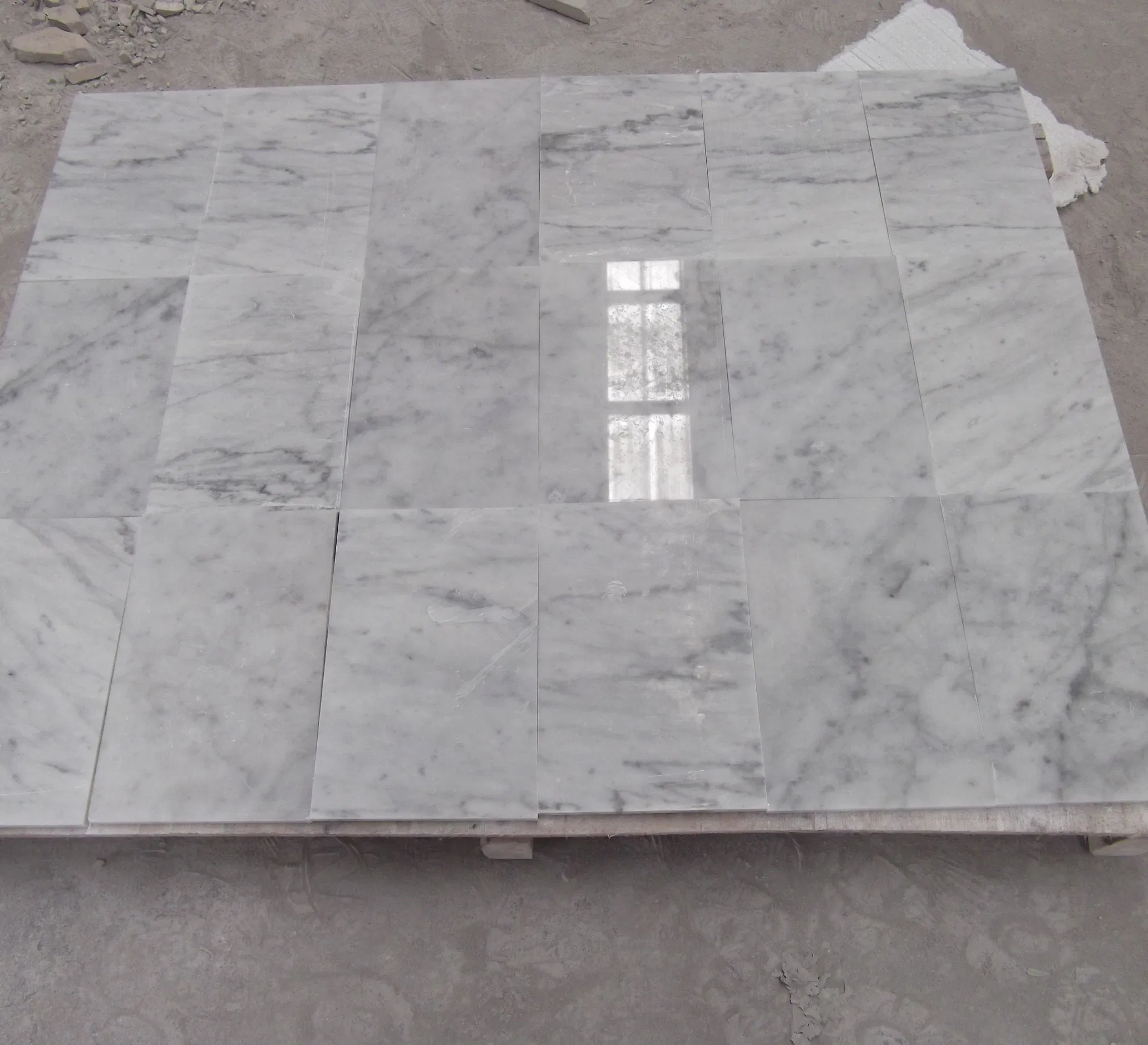 High Quality Natural White Italy Stone Bianco Carrara Polishing Marble Colors