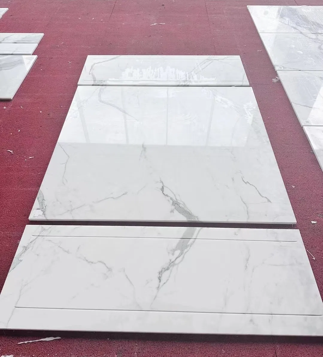 Natural Stone polished/honed Italy white Statuary Marble Tiles for interior/indoor kitchen/bathroom/lobby/room/corridor floor/wall/background Decoration