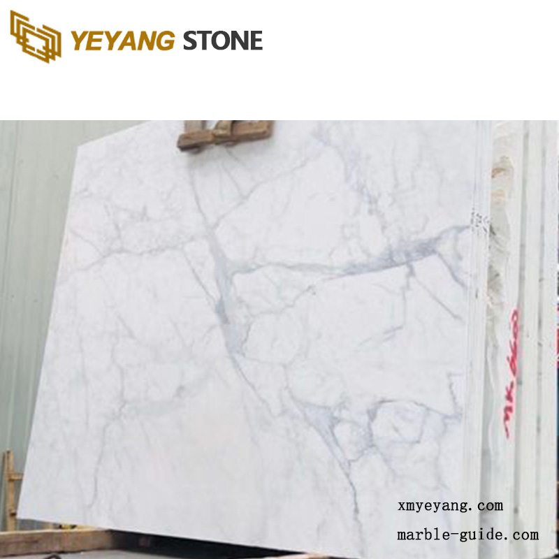 Natural Stone Carrara White Bianco Marble Slabs Floor Tiles