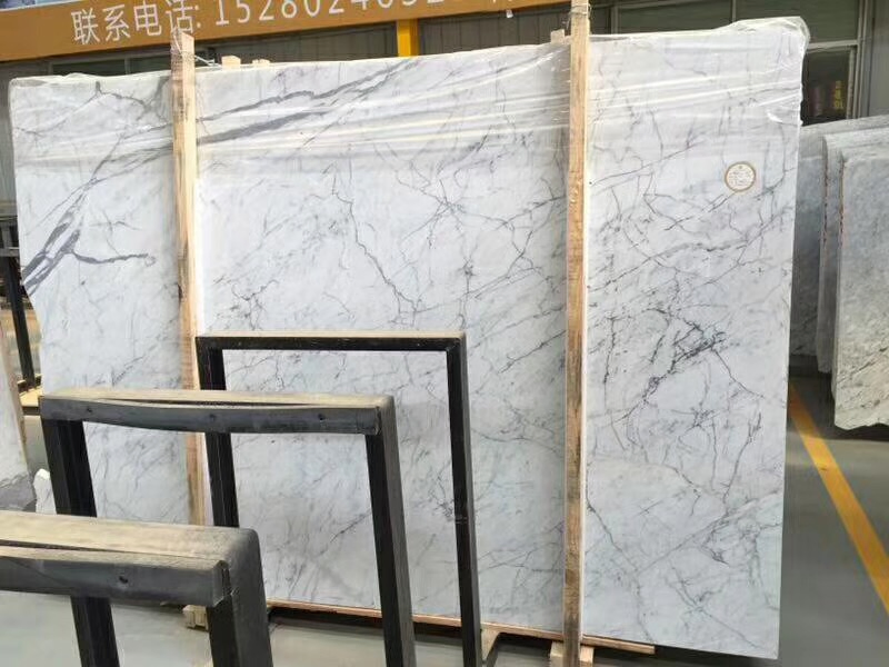 Premium White Carrara Marble Tiles for Luxury Hotels