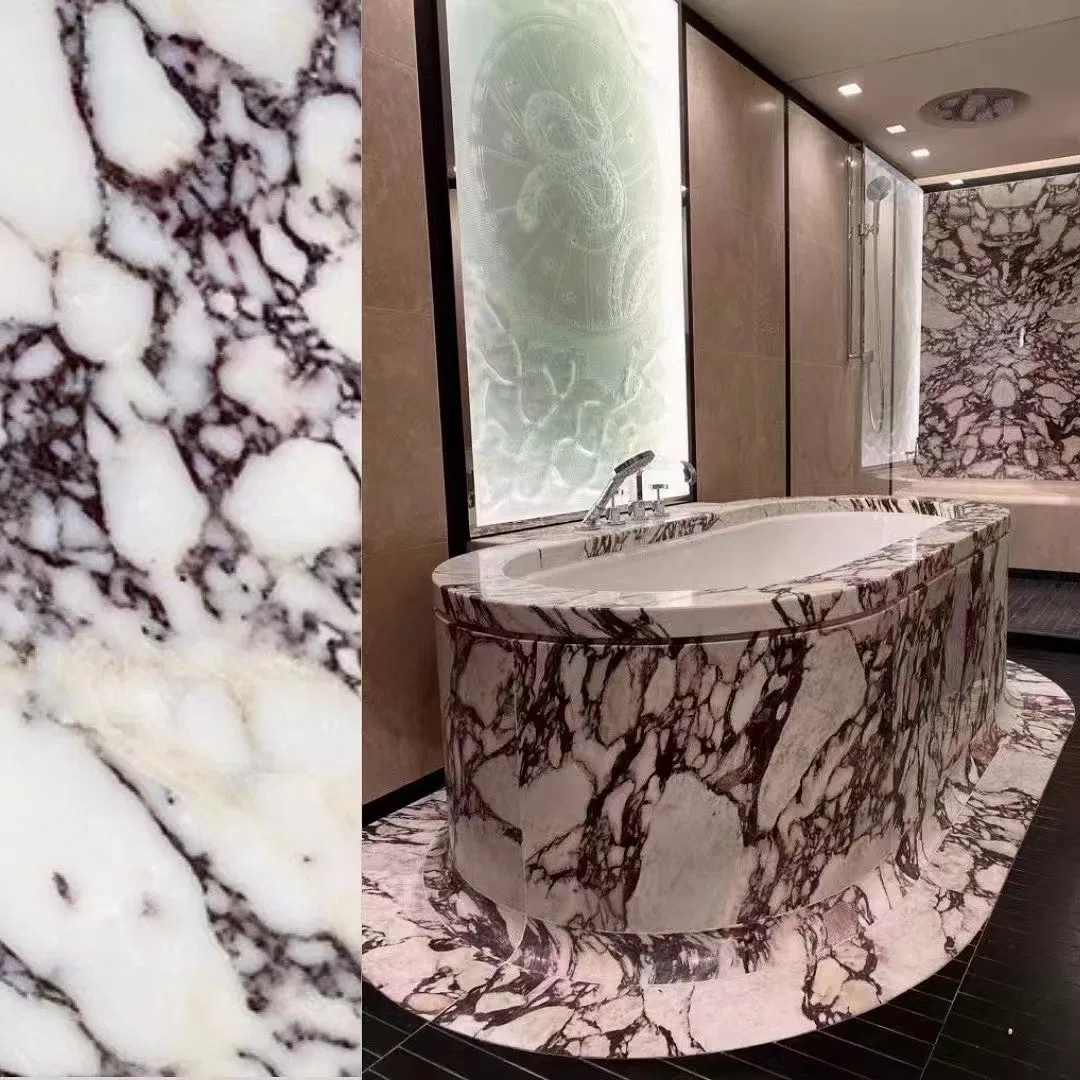 Italy Calacatta Viola Marble Slabs and Cut to Sizes Projects