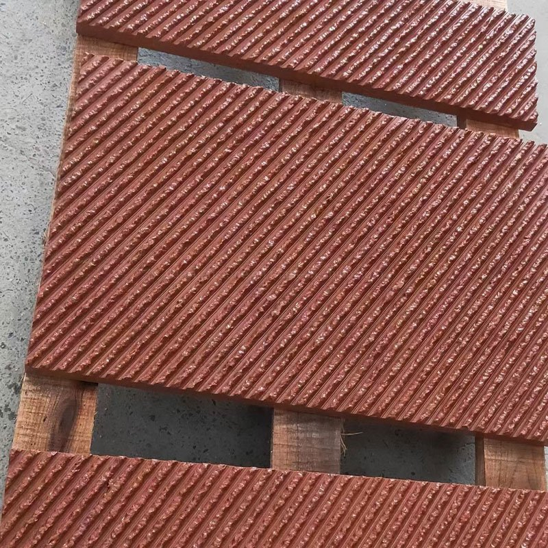Purple Sandstone Stone Panels Wall Decorative Cladding Stacked Natural Veneer