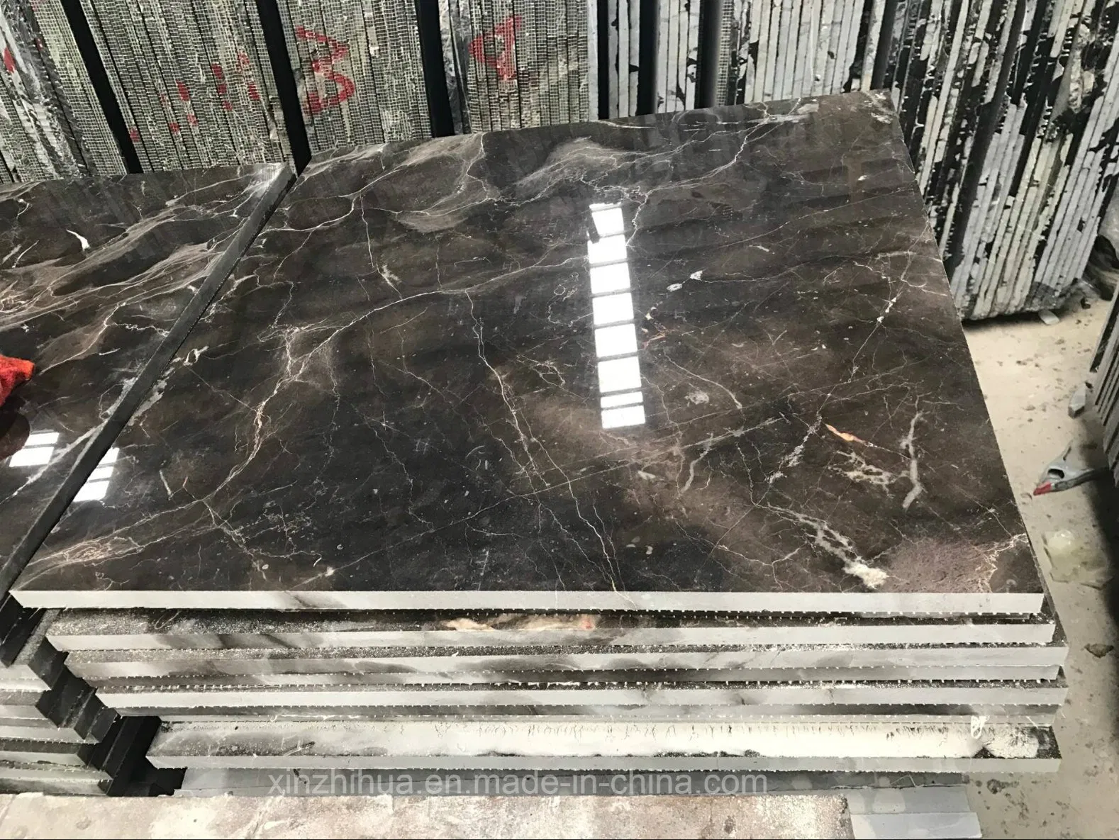 China Dark Emperador Cheap Gray/Brown Marble Slabs Flooring/Walling Tiles Marble/Stairs