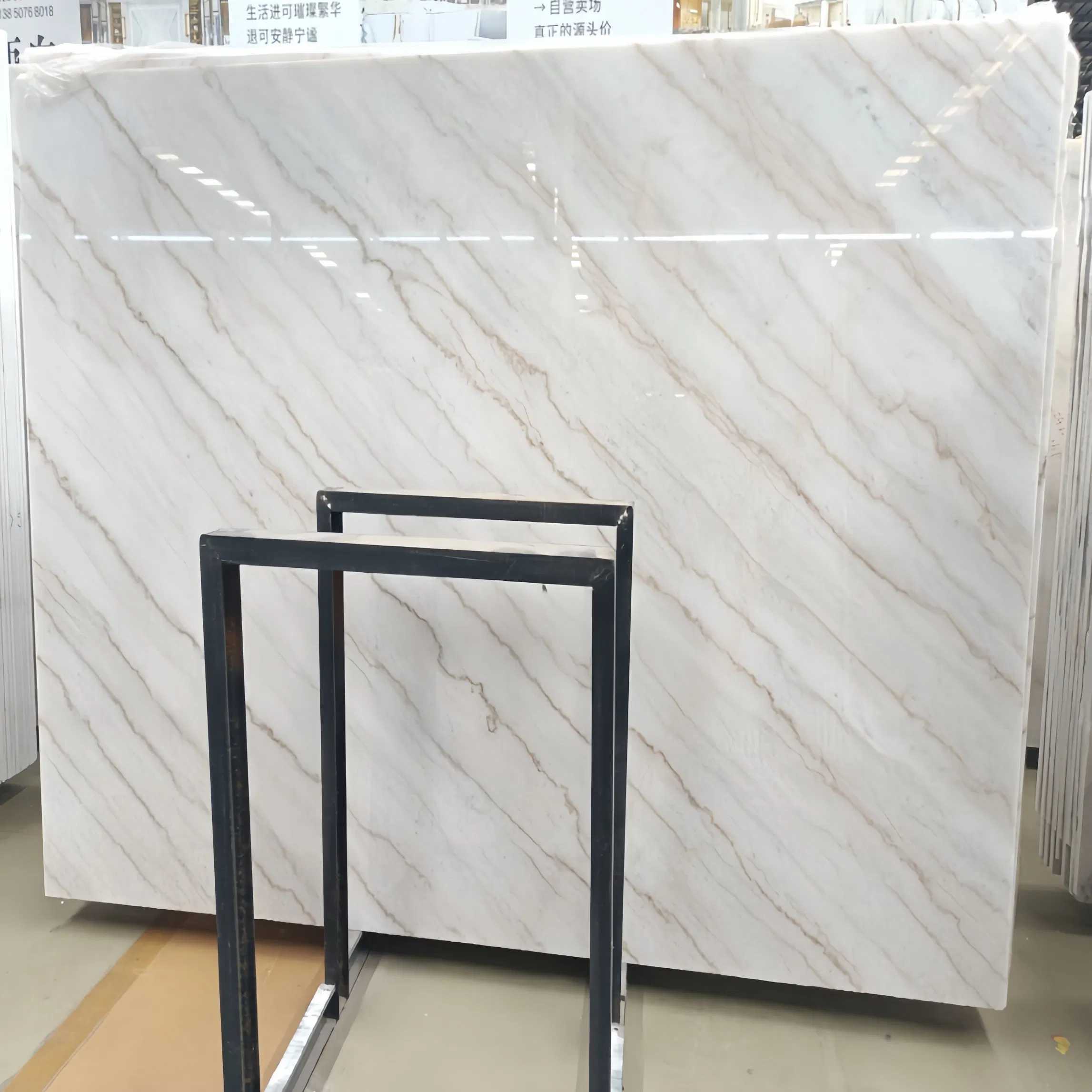 Natural Marble Cloudy White Guangxi White Marble China Carrara White Decoration Material for Wall Cladding