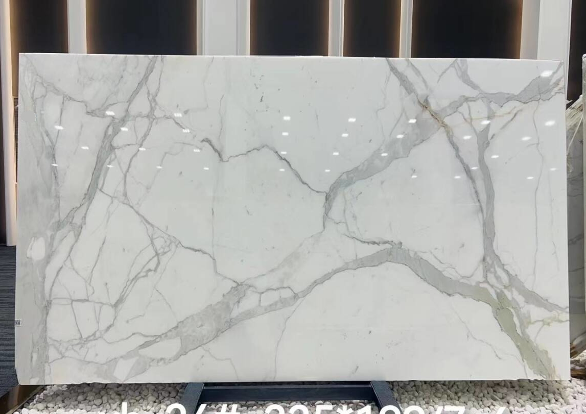 Luxury Statuary Venato Bianco Statuario Venato Arabescato Corchia White Marble Tile Slab
