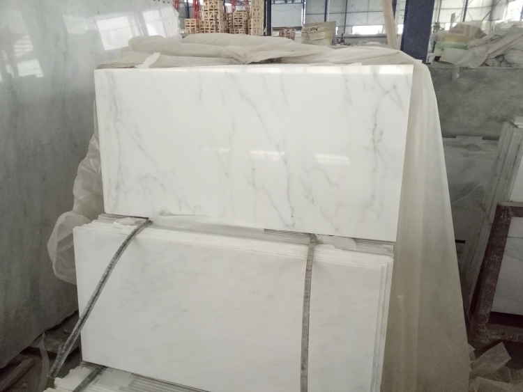 Italian White Marble Big Slabs Chinese Statuarrieto White Marble for Countertops