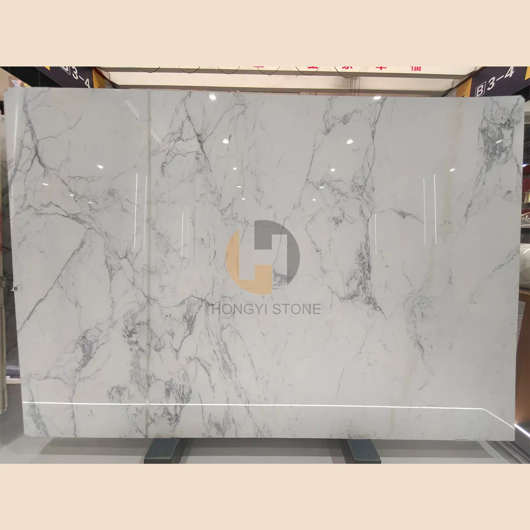 Cheapest Italian Calacatta White Marble for Wall/Tile/Countertop/Kitchen/Bathroom for Home Hotel Decor