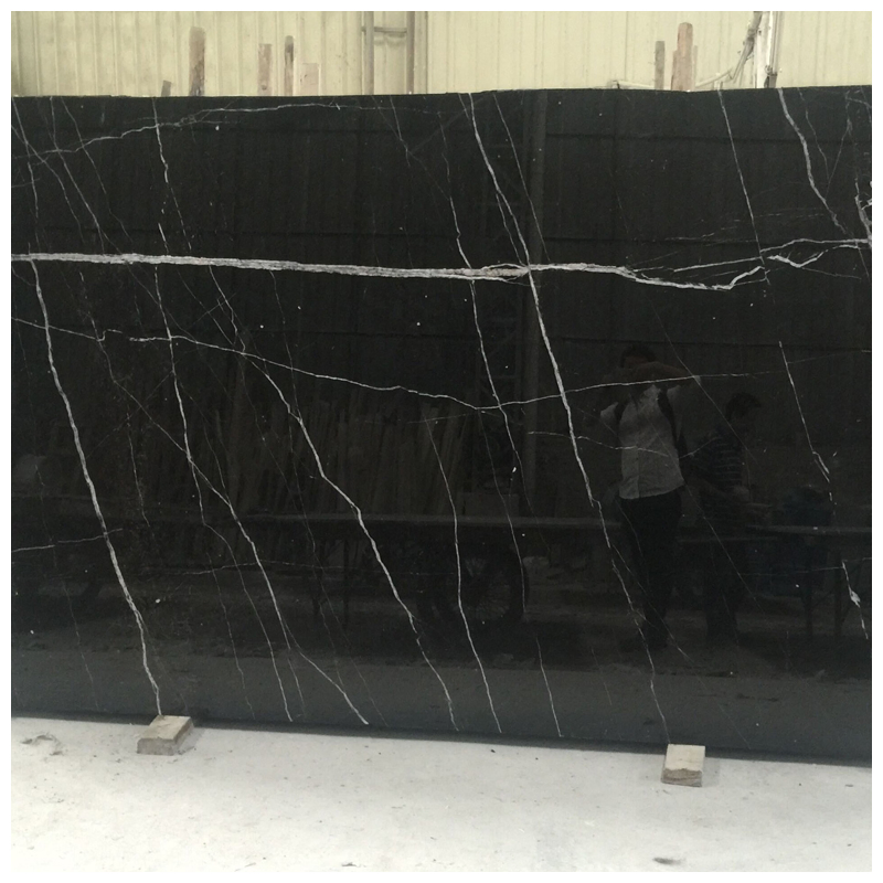 Chinese Nero Marquina Black and White Marble for Tiles and Countertops