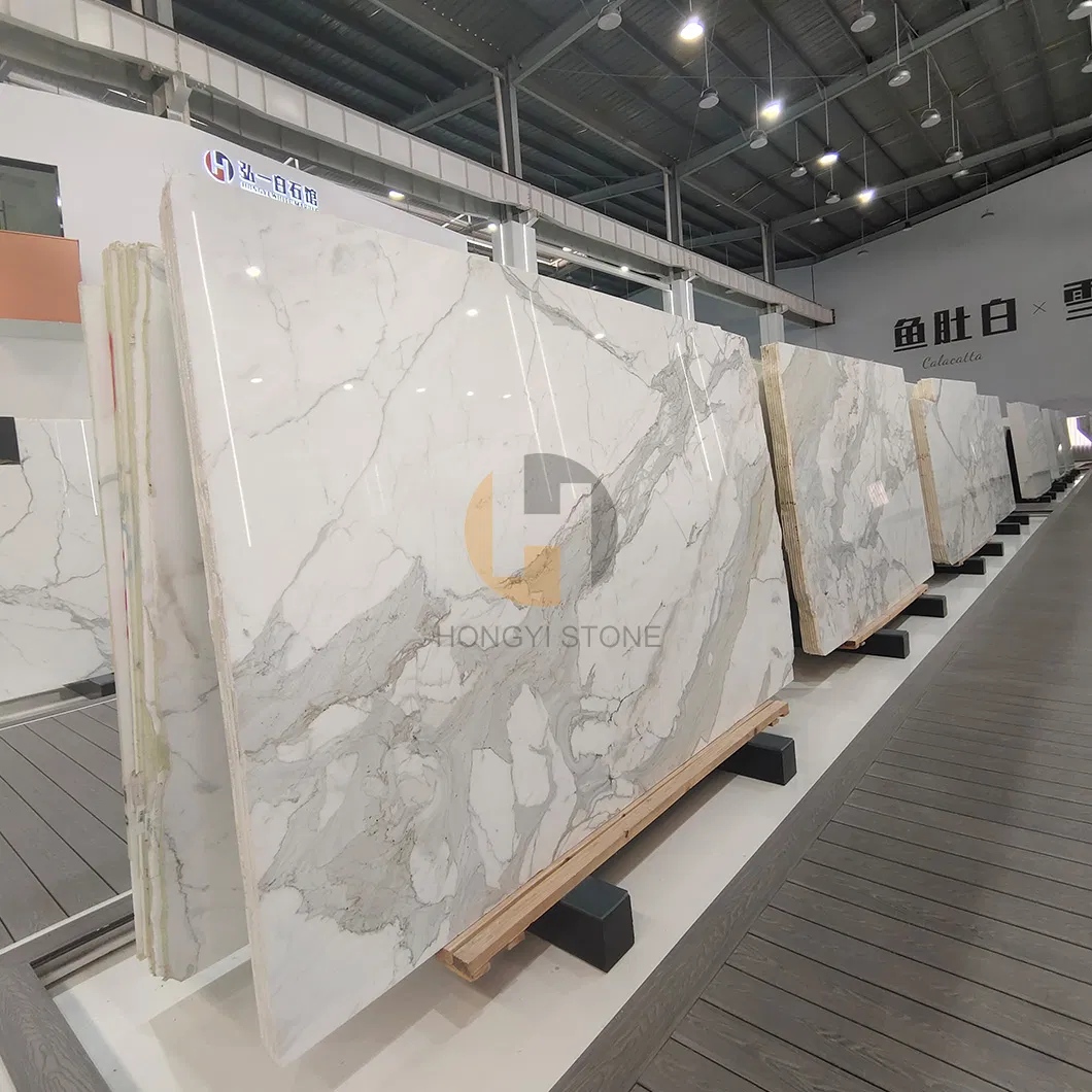 Best Price Italian Calacatta White Marble for Wall/Tile/Countertop/Kitchen/Bathroom for Home Hotel Decor