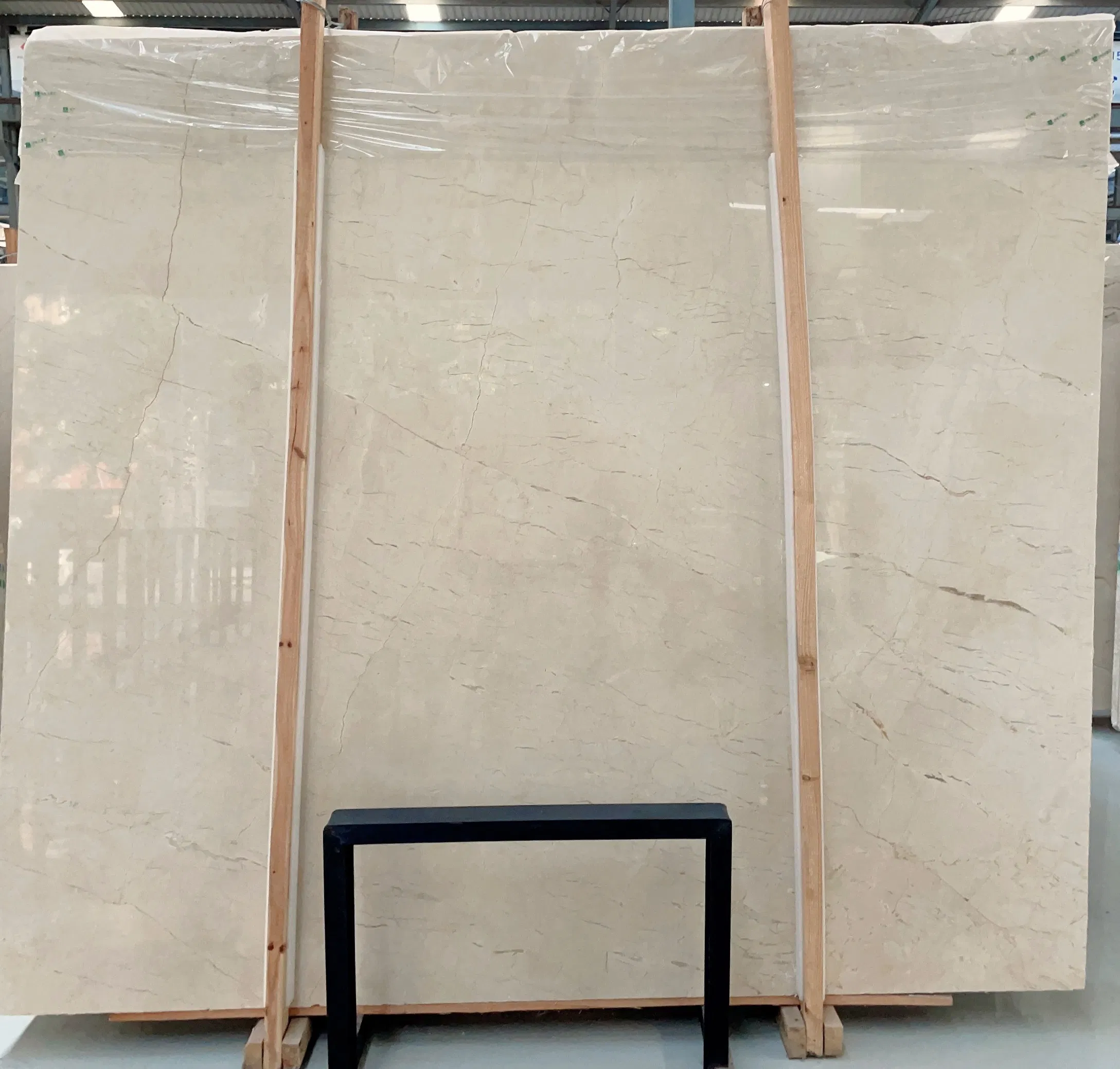 Crema Marfil Marble Slab Tile for Indoor Building Material Decoration