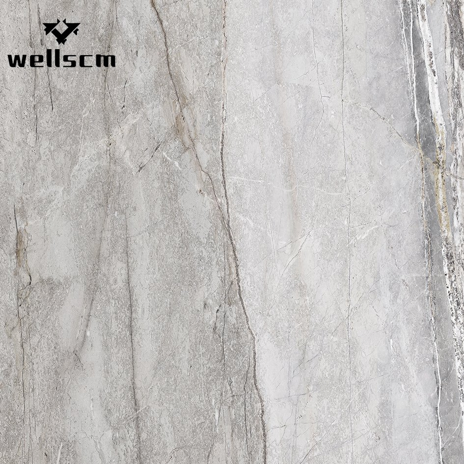 Thin Bathroom Tile Wall Stone and White Table Top Slab 3D Design Statuary Marble Floor