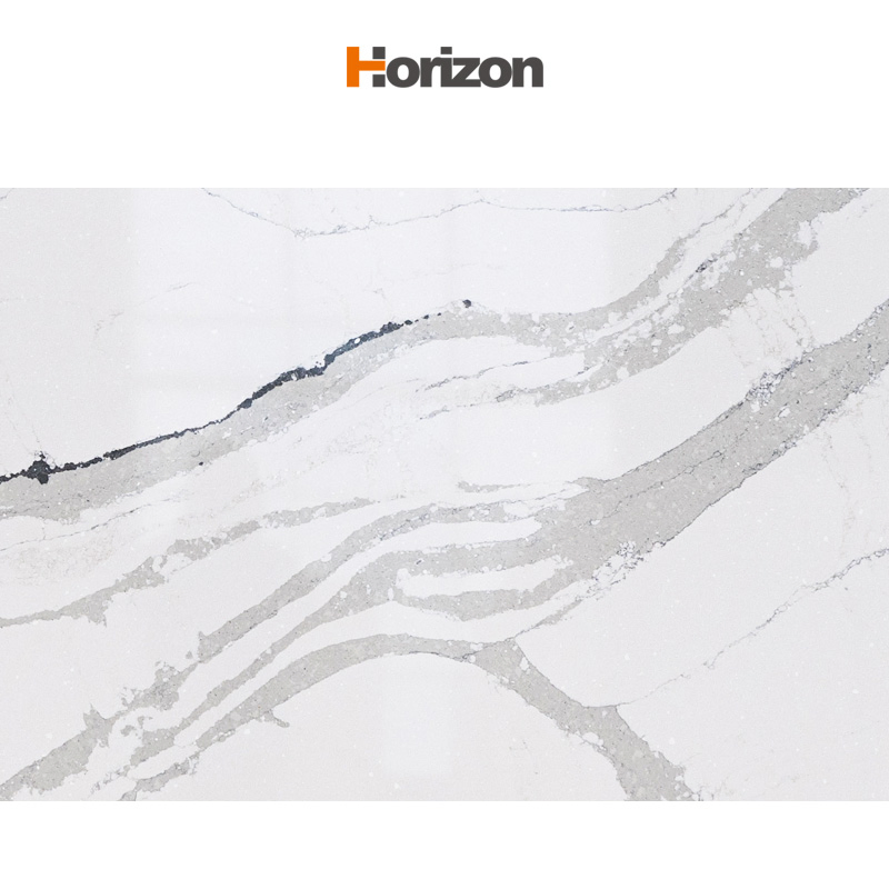 Calacatta Wow Lq-8 Artificial Stone Marble Effect Kitchen Table Tops Calactta Quartz Slab Countertops