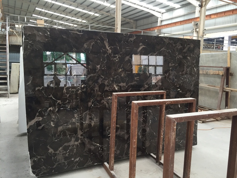 Chinese Emperador Dark Slabs&amp; Tiles Marble