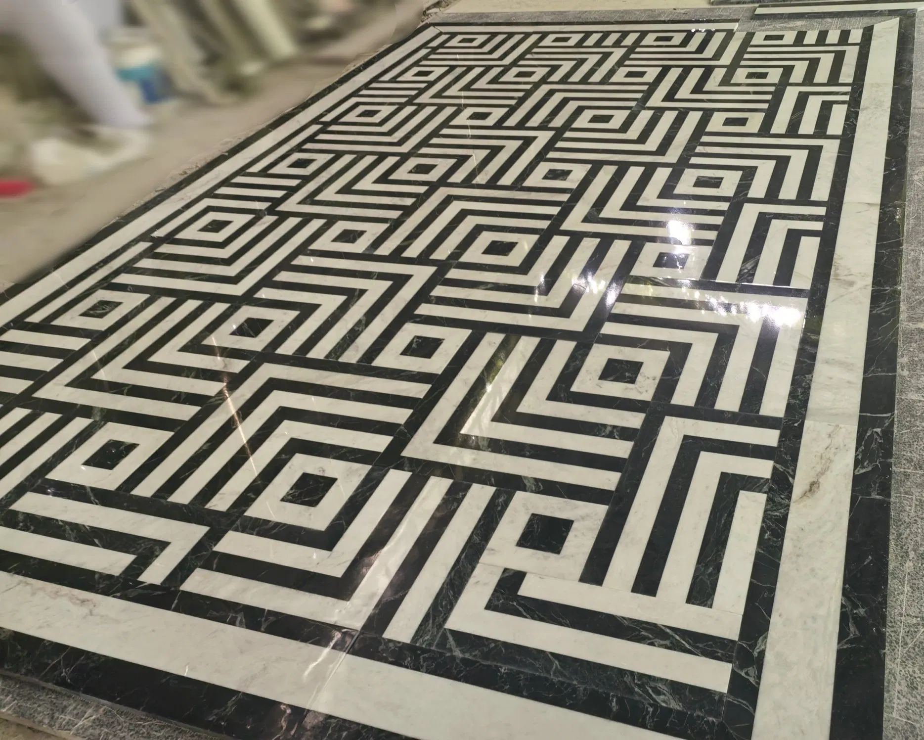 Eco-Stone Recycled Marble Slab Engineered Stone Veneer Natural