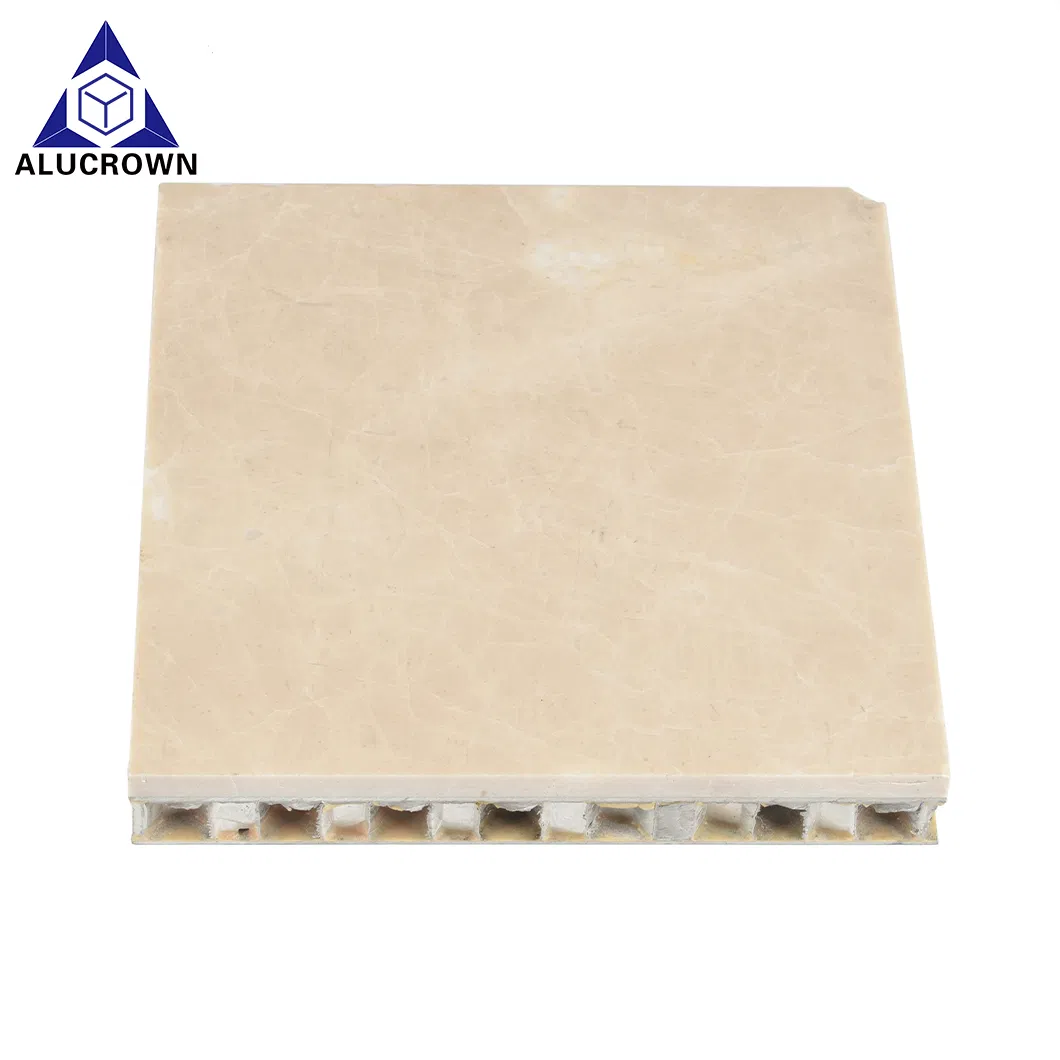 Outdoor Aluminum Honeycomb Core Wall Panel Marble Composite Stone Marble Veneer with Metal Stone Durable and Stylish