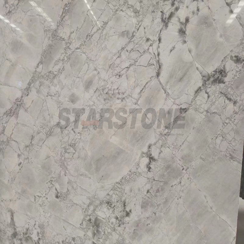 Luxury Calacatta White Marble Slabs for Kitchen Countertop and Living Room