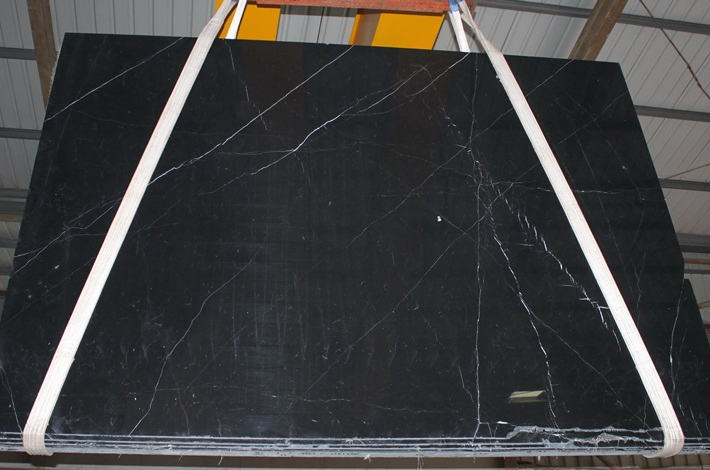 China Suppliers Black Marble Slabs Negro Vanity Marble Nero Marquina