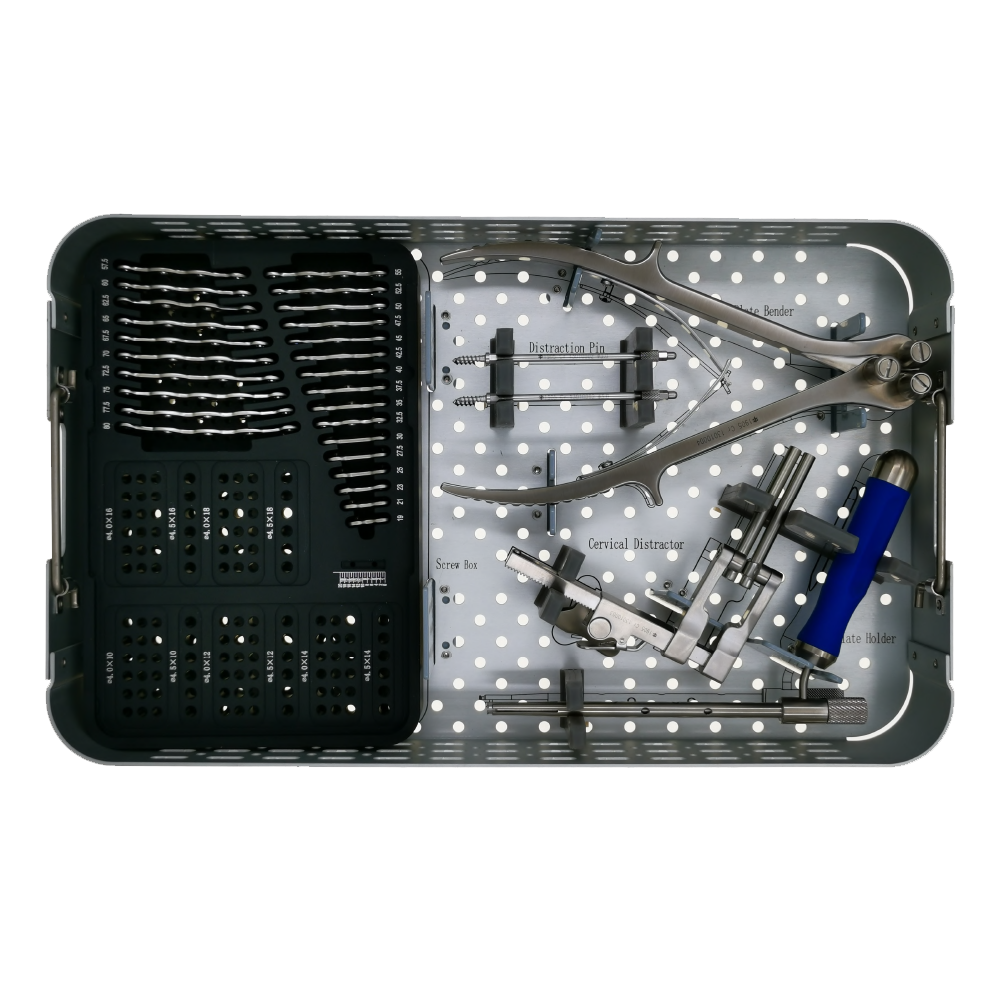 ODM Orthopedic Surgical Use Cervical ACP Plate System Instrument Set Manufacturer, Pricelist