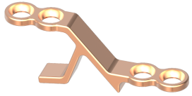 Dome Open Door Lateral Hole Wide Mouth Plate