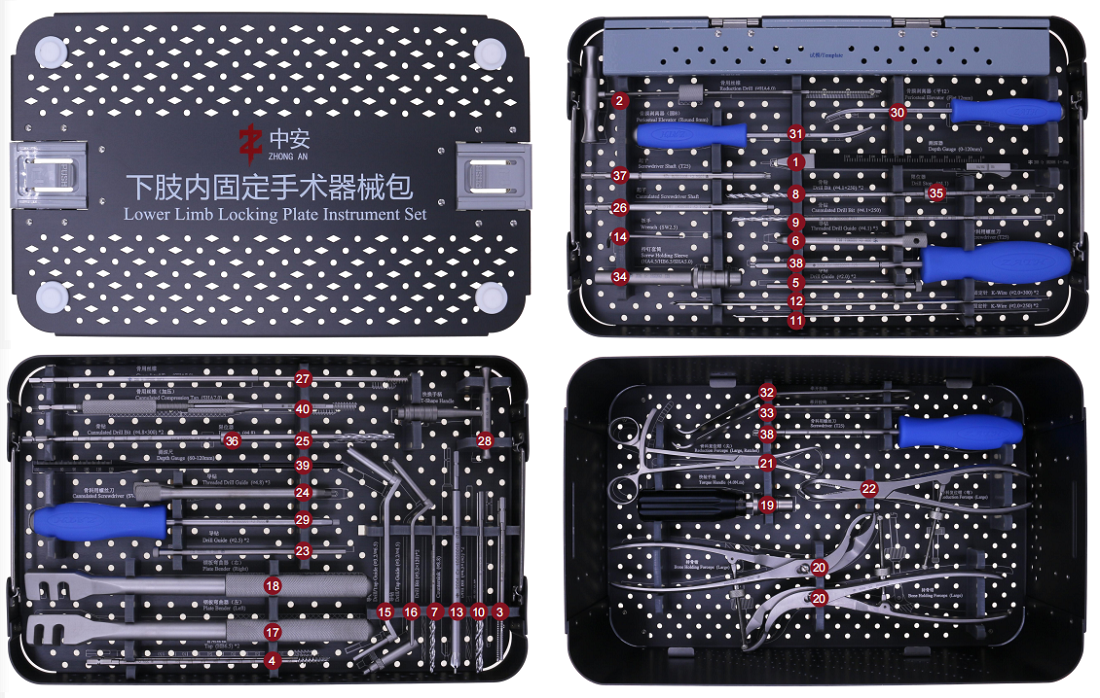 Lower Limb Locking Plate Instrument Set