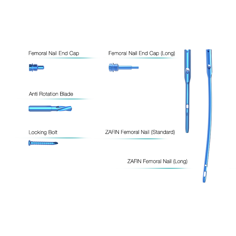 Cheap Surgical Orthopedic Implant Titanium ZAFIN Intramedullary Nail Pricelist, Exporters