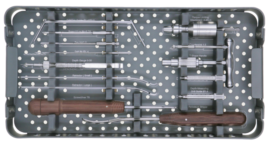 Rolando Fracture Hook Locking Plate