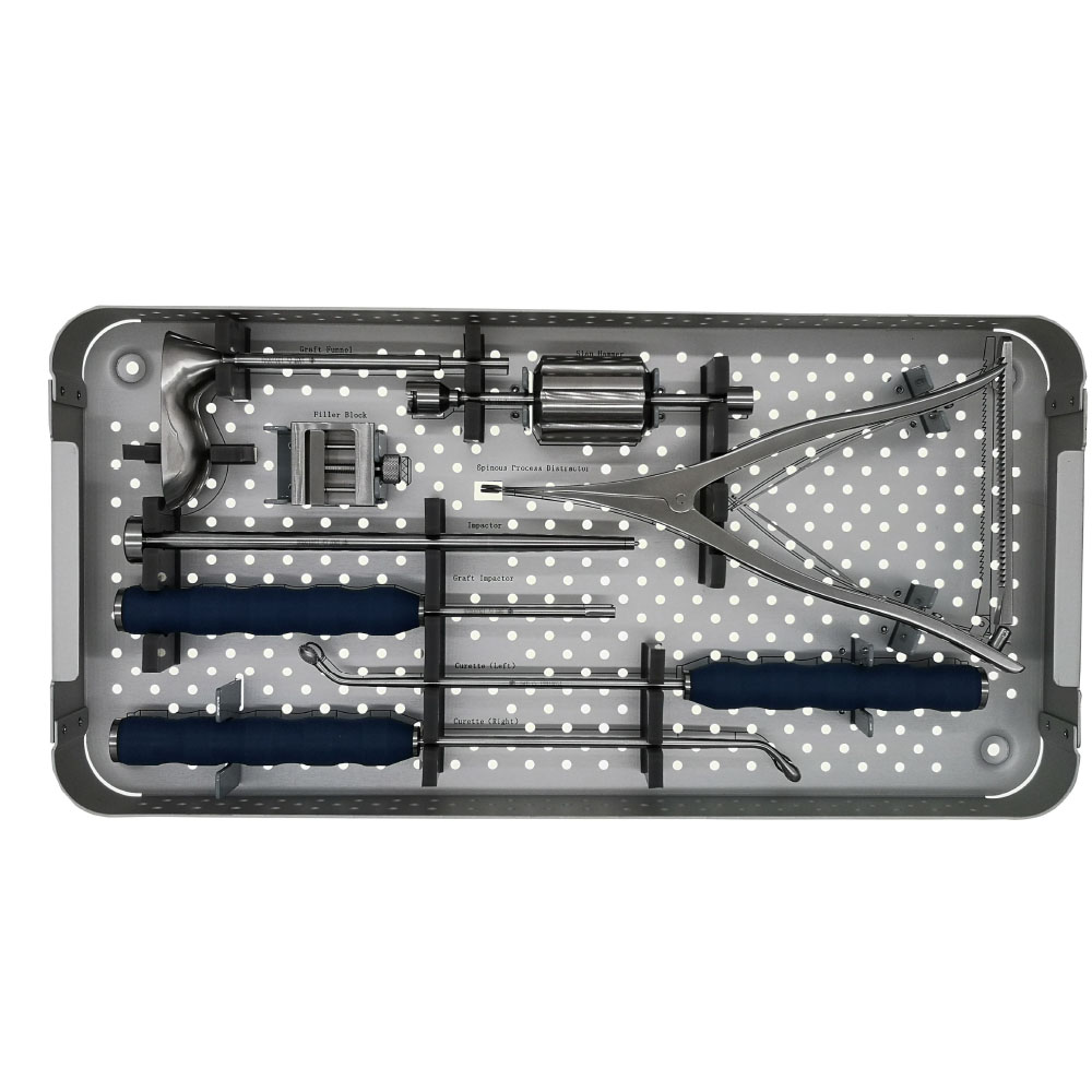 Famous Spine Surgery Thoracolumbar PLIF Cage Instrument Set  Supplier, Suppliers