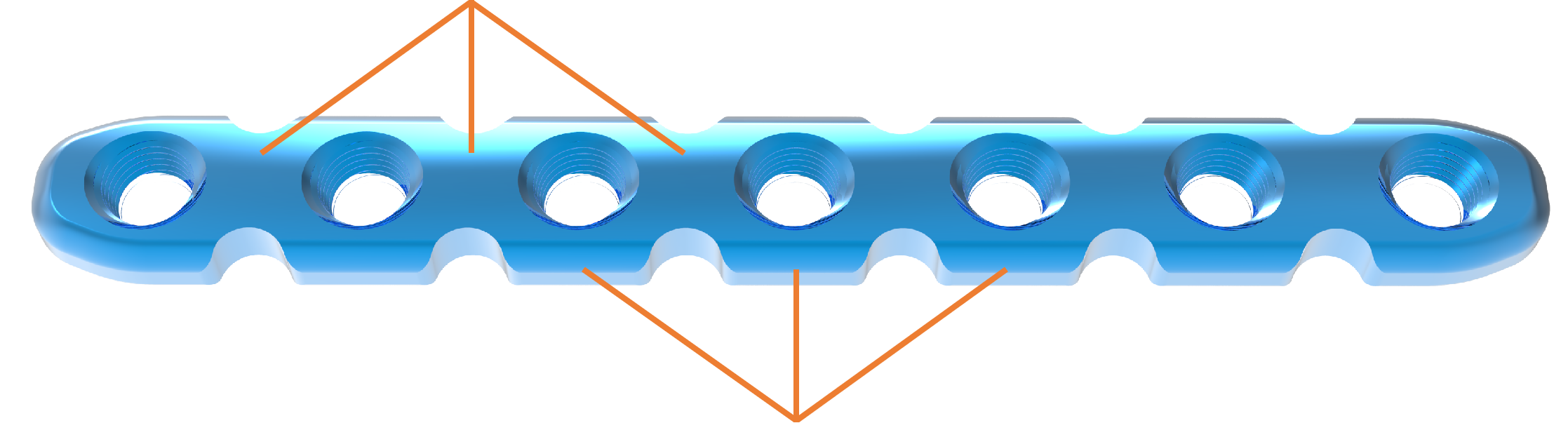 Uniform cross-section improved contourability