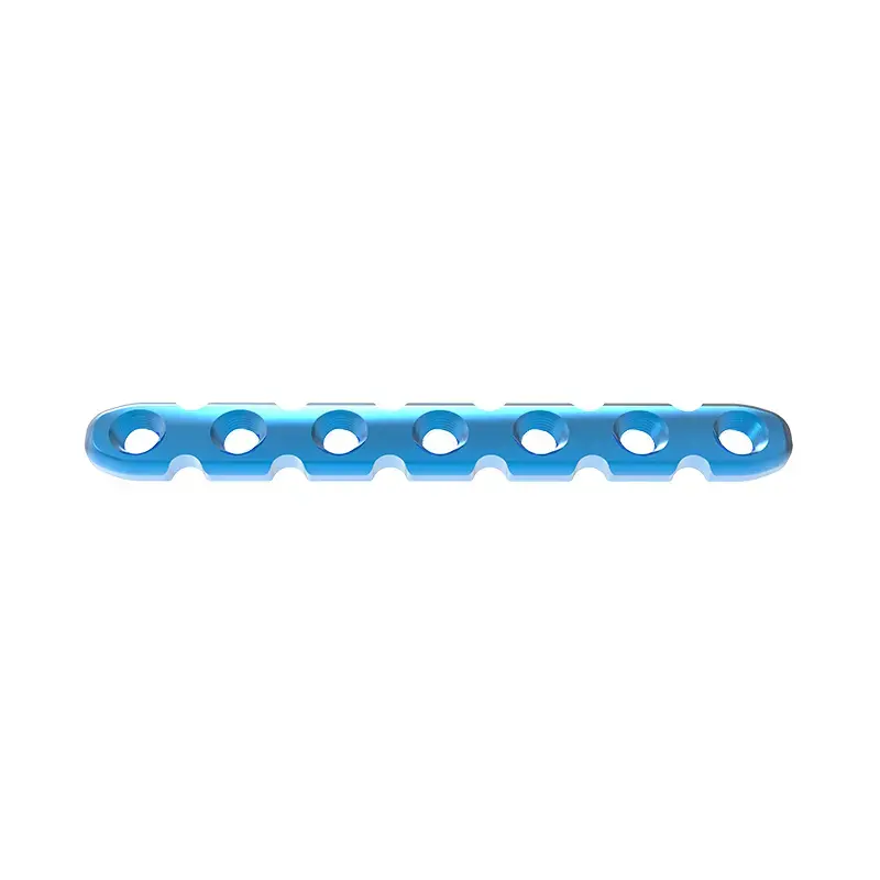 Titanium reconstruction locking bone plate
