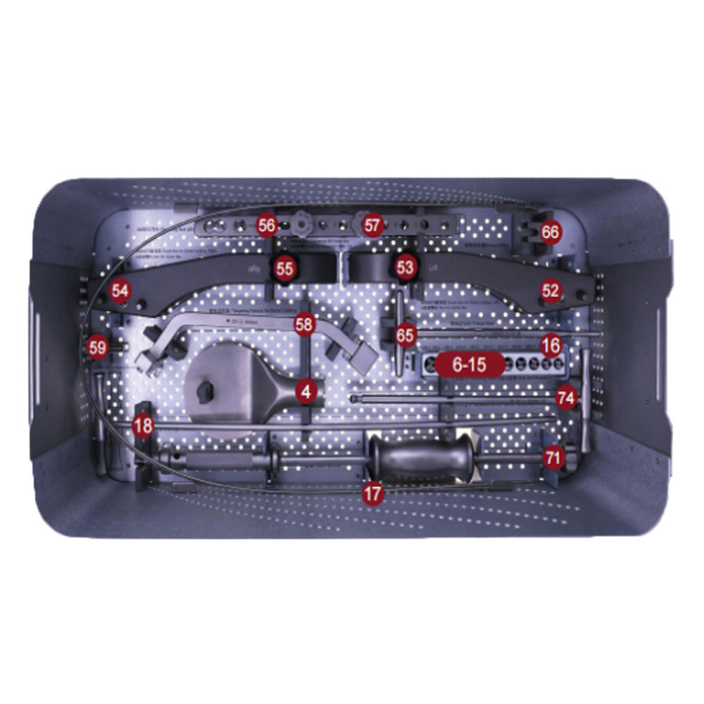 Buy Medical Bone Surgery ZAFIN Femoral Nail Instrument Set Suppliers, Products