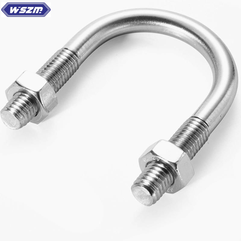 Stainless Steel U-Bolt Line Fastener Fitting Hardware Connector Coupling Wire Transmission Accessories