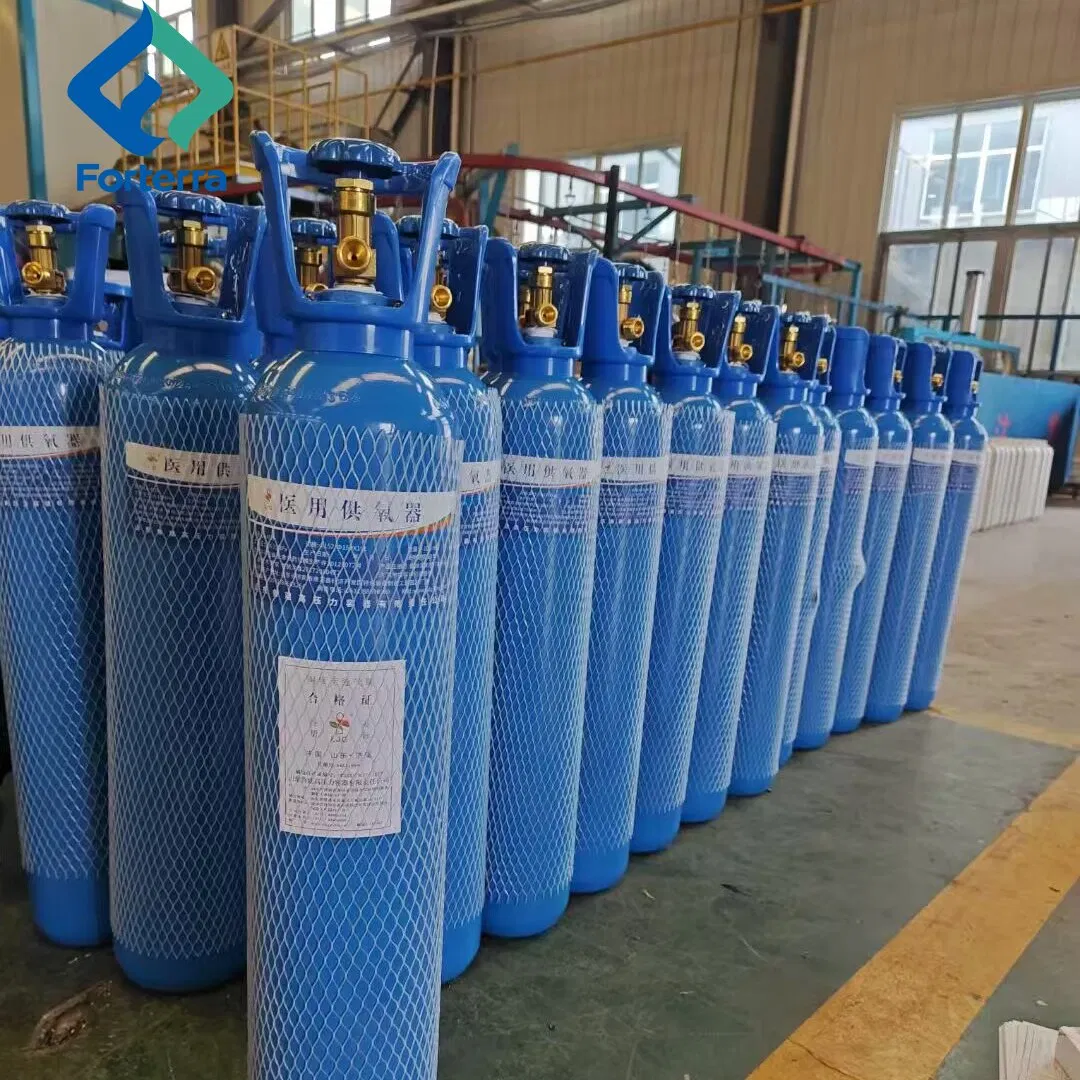 Medical Grade Seamless Steel Oxygen Tank 8L 10L 20L Oxygen Gas Cylinder for Home Use Medical Oxygen Cylinder