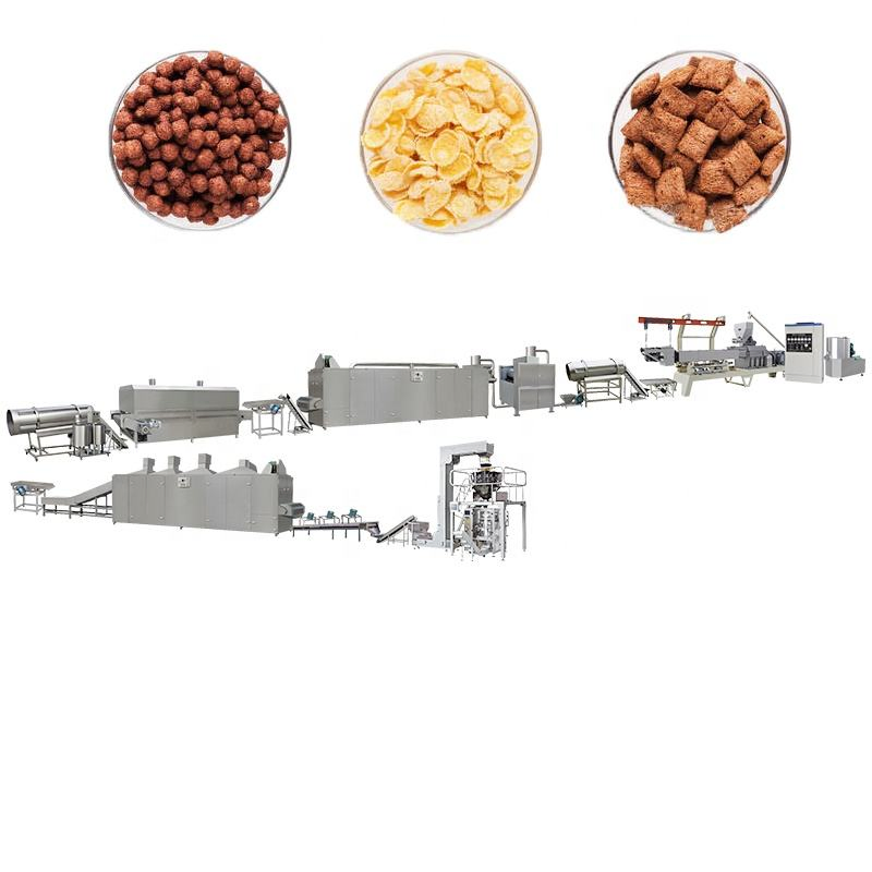 Turnkey Solution Twin Screw-Xfro Er Tor Preakta Stcerea Corn Flakes Plant