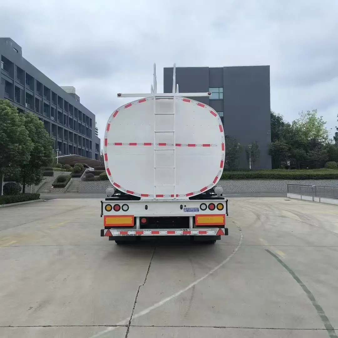 Food Grade Transport Solution: 41000 L Edible Oil Tanker with Stainless Steel Semi-Trailer