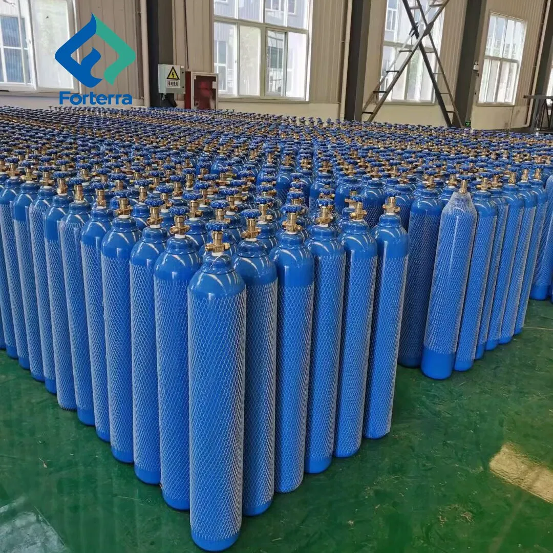 Medical Grade Seamless Steel Oxygen Tank 8L 10L 20L Oxygen Gas Cylinder for Home Use Medical Oxygen Cylinder