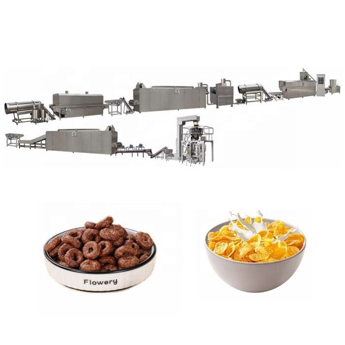 Turnkey Solution Twin Screw-Xfro Er Tor Preakta Stcerea Corn Flakes Plant