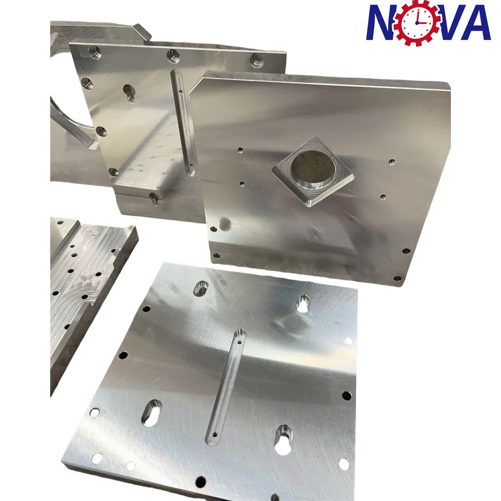Precision - Machined Stainless Steel Mechanical Components with Polished Surface for Assembly and Structural Support