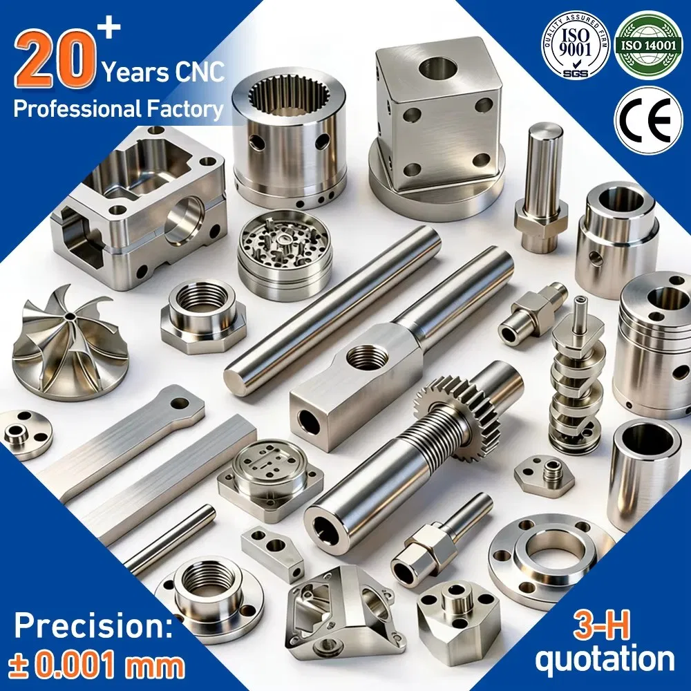 OEM Metal Fabricating Aluminum Stainless Steel Milling Turning Precision CNC Machining Part