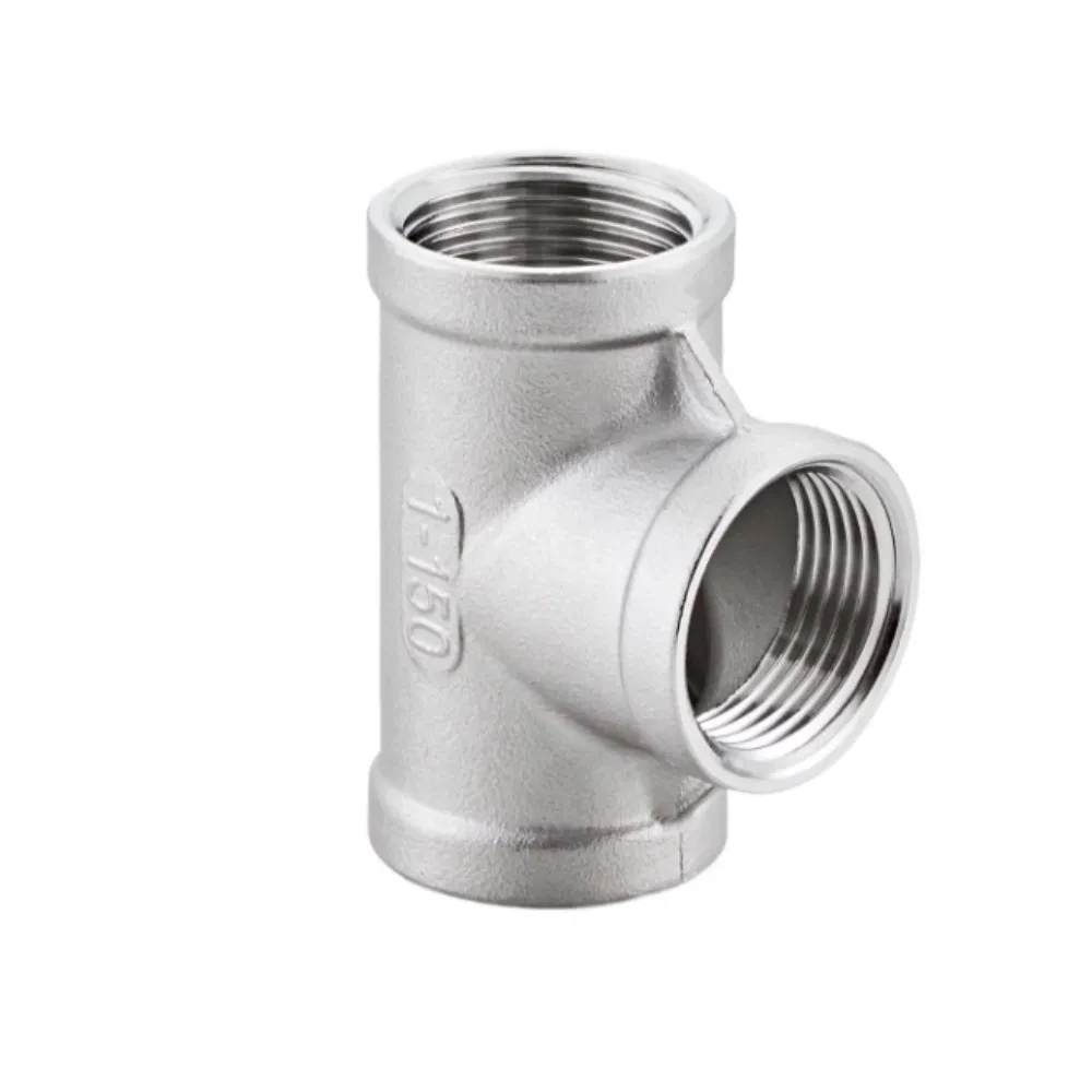 BSPT PT Bsp G NPT Stainless Steel Internal Corrosion-Resistant Water Pipe Fittings 4 6 1 Inch Tee