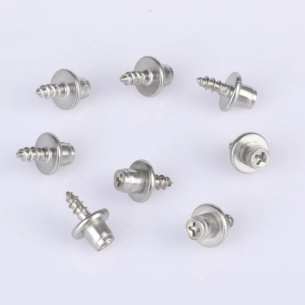 High-Strength A2-70 Stainless Steel Roller Pulley Screw for Track Connector Assembly