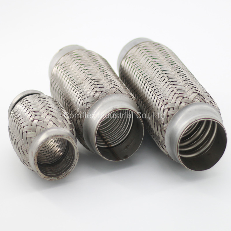 High Quality Stainless Steel Ss201 SS304 Car Flexible Exhaust Bellow Corrugated Pipe Connector Exhaust Pipe