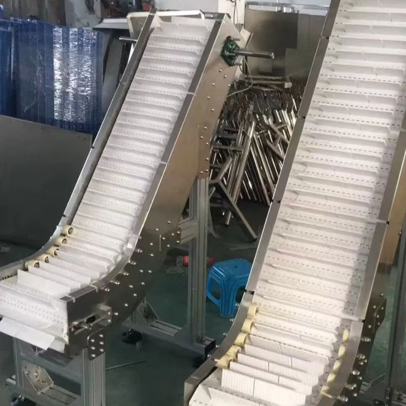 Stainless Steel Potato Chips Climbing Belt Conveyor with Durable, Food-Grade, and Efficient Material Handling Solution