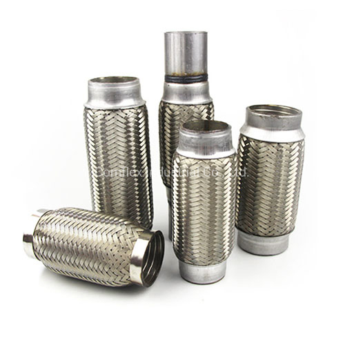 High Quality Stainless Steel Ss201 SS304 Car Flexible Exhaust Bellow Corrugated Pipe Connector Exhaust Pipe