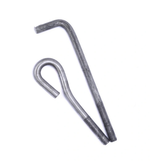 China Wholesale Fastener Hardware DIN529 ASTM F1554 Carbon Steel Galvanized J Type/L