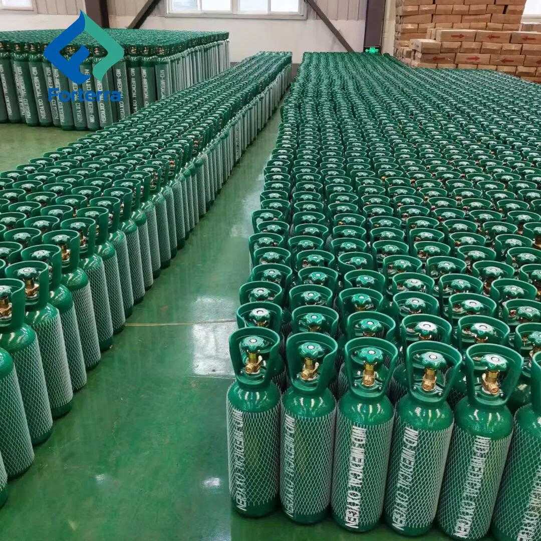 Medical Grade Seamless Steel Oxygen Tank 8L 10L 20L Oxygen Gas Cylinder for Home Use Medical Oxygen Cylinder